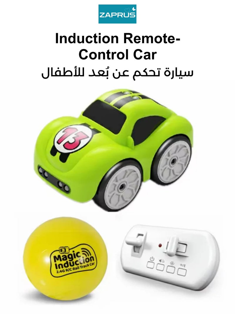 Zaprus 4-in-1 Magic Induction RC Car – 2.4GHz Hand Sensing Following Car, Obstacle Avoidance & Line Follower Toy – Interactive Remote Control Stunt Car with Music & 360° Rotation for Kids - Image 2